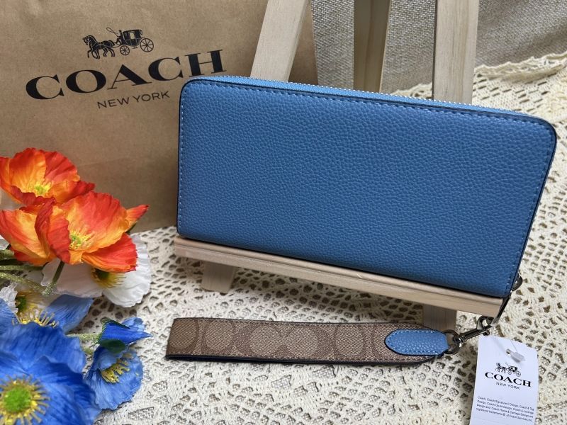 コーチ 財布 COACH 長財布 シグネチャー キャンバス ロング ジップ