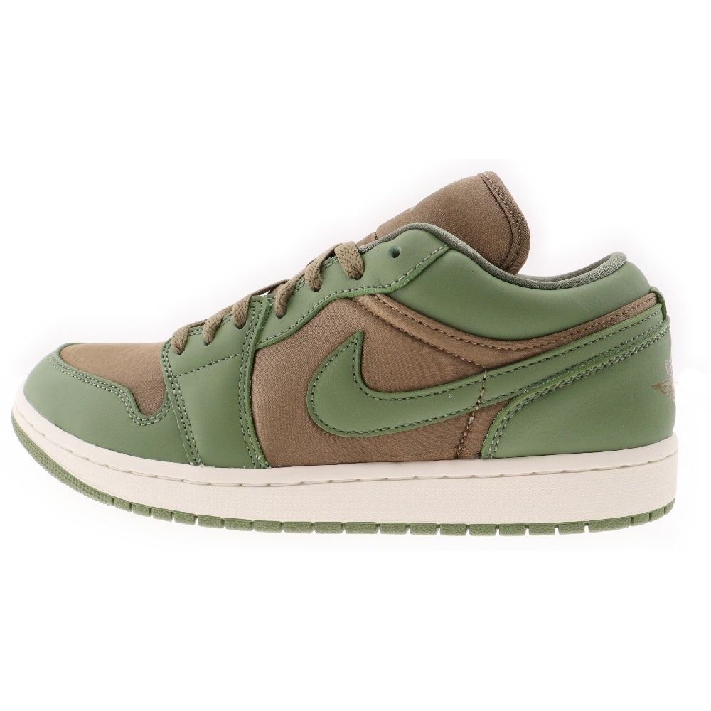 NIKE (ナイキ) AIR JORDAN 1 LOW SE WMNS Brown Kelp エアジョーダン 1 ウィメンズ ブラウンケルプ ローカットスニーカー グリーン/カーキ US12/29cm FB9893-300