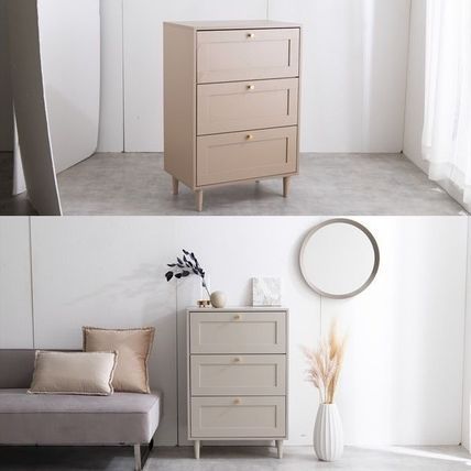 コンパクト収納型チェスト＆キャビネット　新色　シャンパンゴールド コンパクト収納型チェスト＆キャビネット 新色 シャンパンゴールド