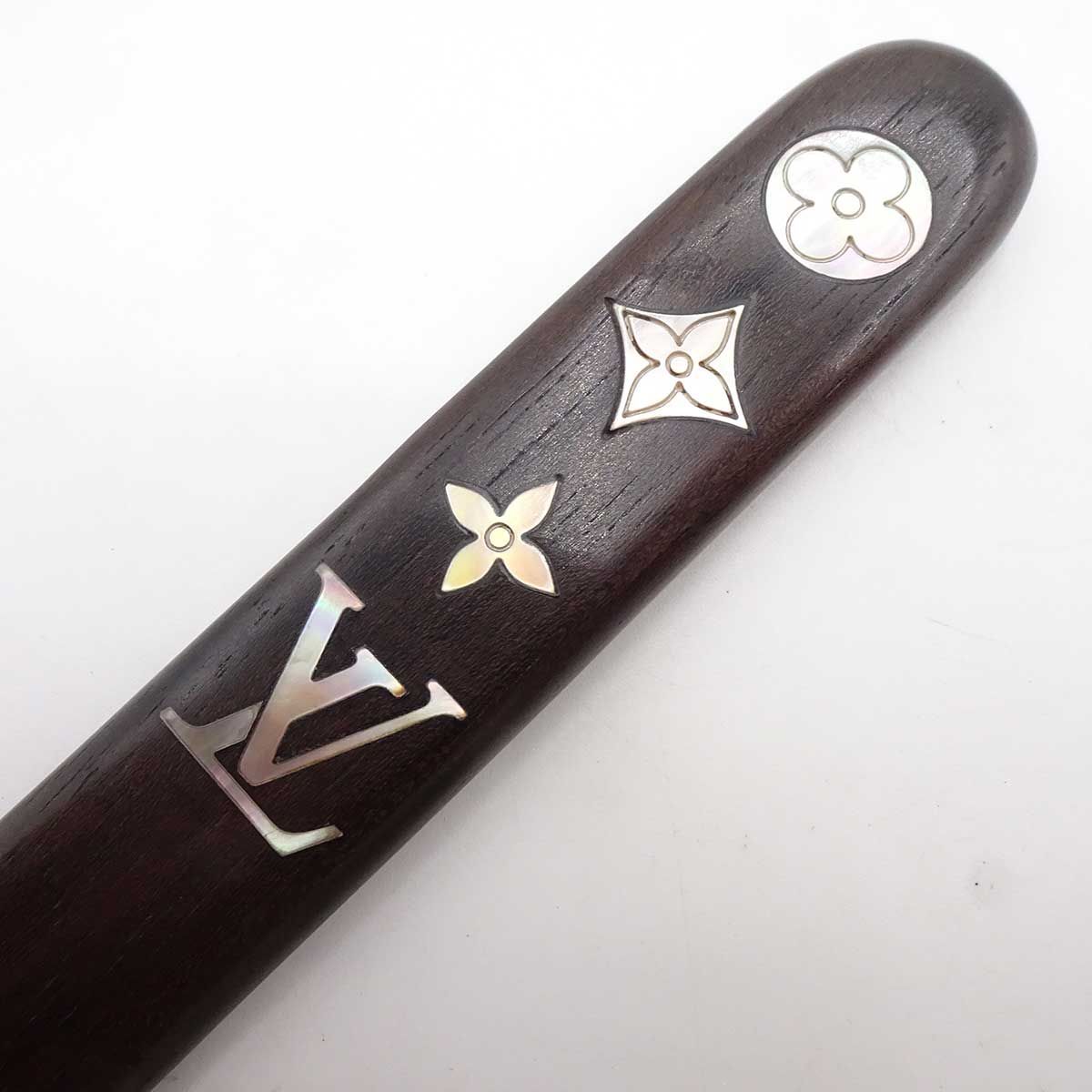 未使用　ルイヴィトン　Louis Vuitton　ノベルティ　レターオープナー ルイ・ヴィトン ペーパーナイフ ノベルティ ダークブラウン