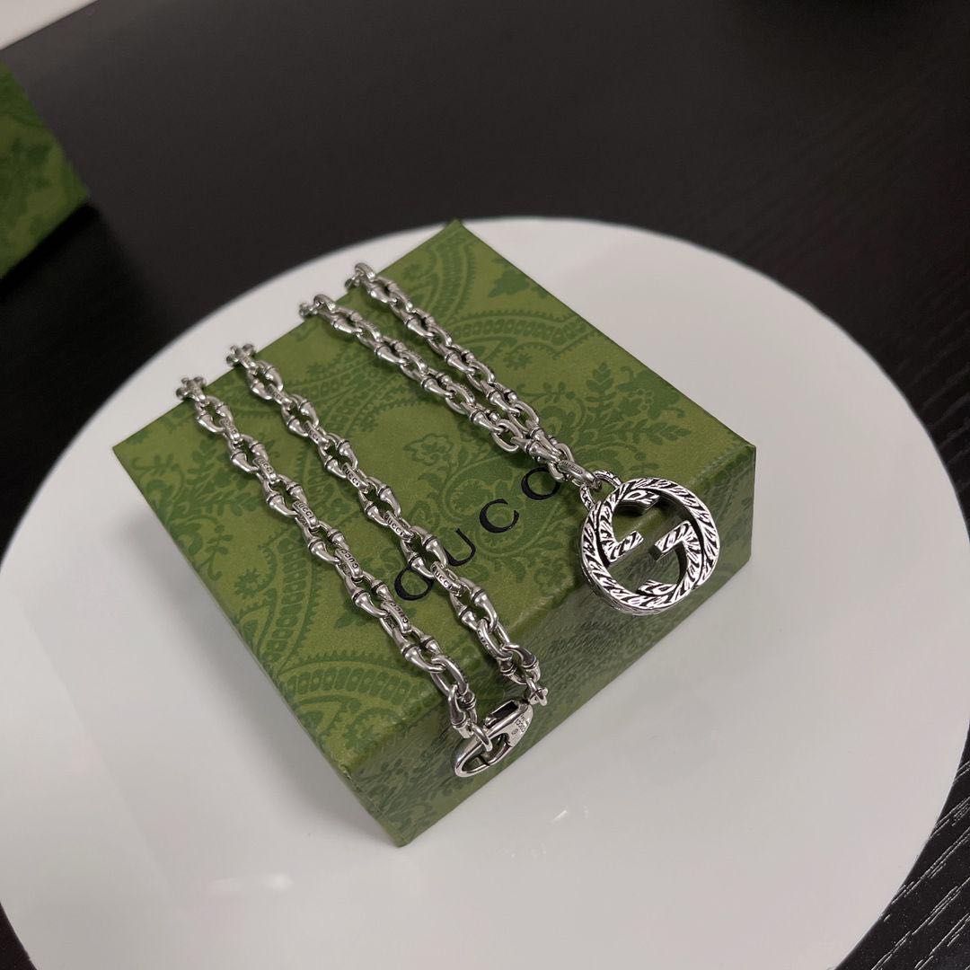 ✨新品✨ GUCCI ネックレス シルバー ユニセックス @July jewelry