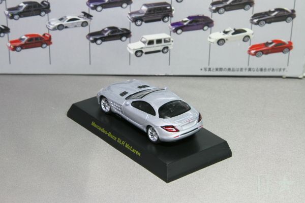 中古品＞京商 1/64 メルセデス・ベンツ SLR マクラーレン シルバー