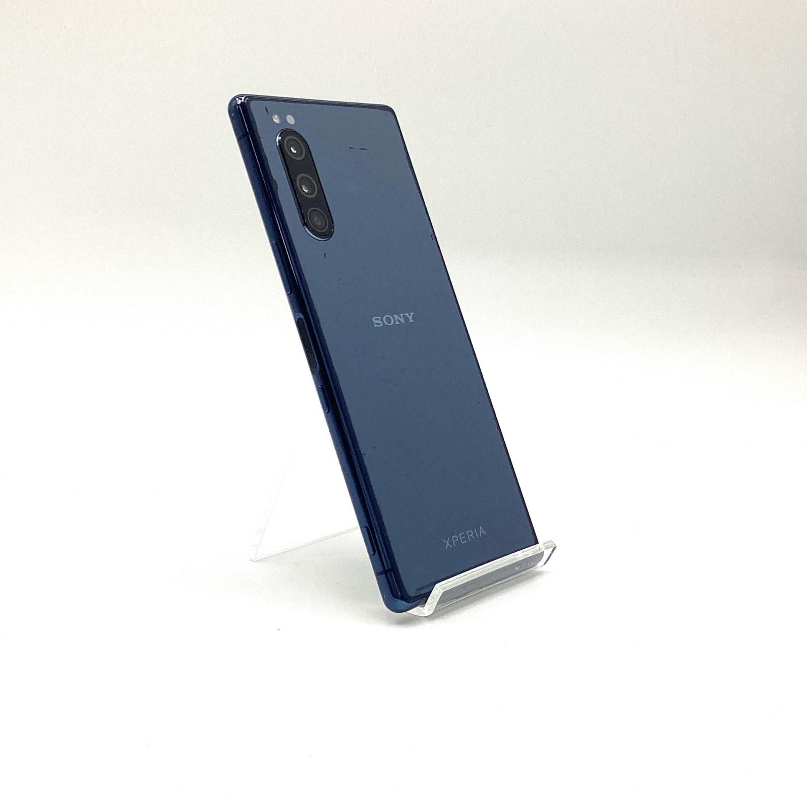 全額返金保証】【最速発送】Sony Xperia 5 64GB ブルー Softbank 全額返金保証】【最速発送】Sony Xperia 5 64GB ブルー Softbank