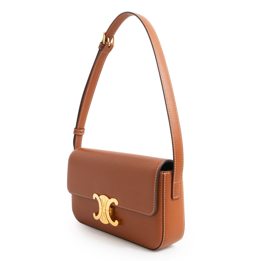 【美品】セリーヌ　ハンドバッグ　トリオンフ　ゴールド金具　カーフレザー　ブラック 楽天市場】【CELINE/セリーヌ】カーフレザー ハンドバッグ