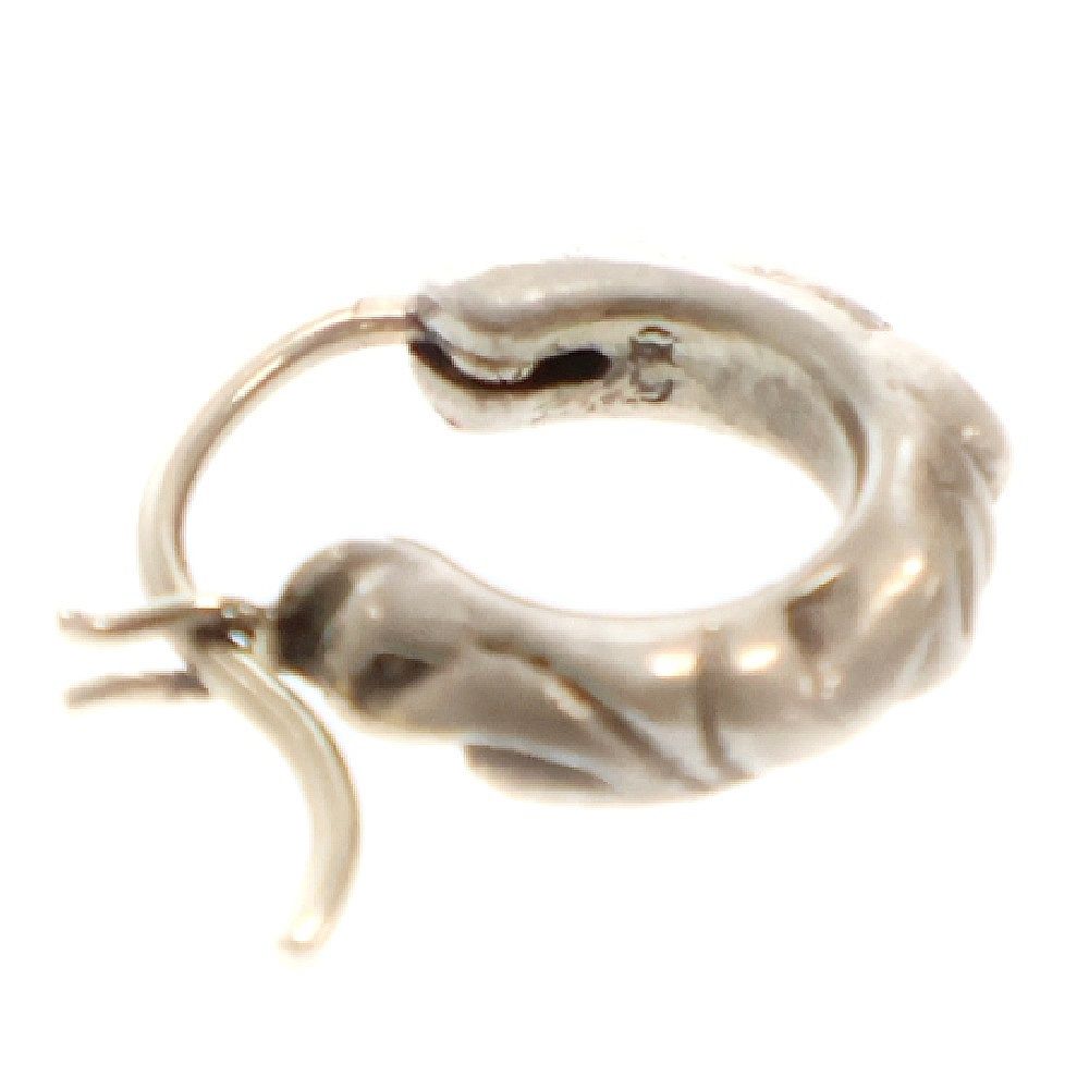 値下げクロムハーツタイニースクロールフープシルバーピアス