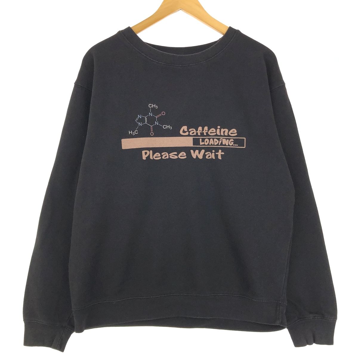 古着 DELTA FLEECE プリントスウェットシャツ トレーナー メンズL /eaa426357 【中古】/eaa426357