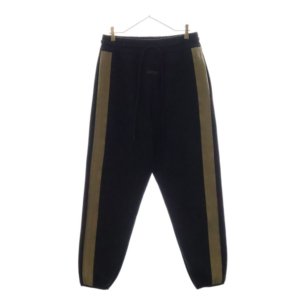adidas アディダス ×FEAR OF GOD フィアオブゴッド Athletics Suede Fleece Sweat Pants アスレチックス スエード フリース スウェット パンツ ブラック IS8703