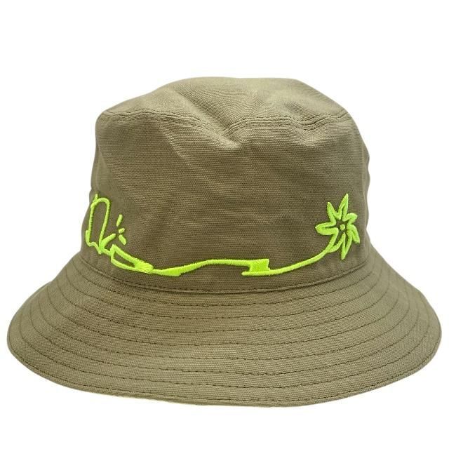DIOR HOMME ディオール オム Cactus Jack コラボ 22AW 帽子 バケットハット バケハ コットン カーキ サイズ L
