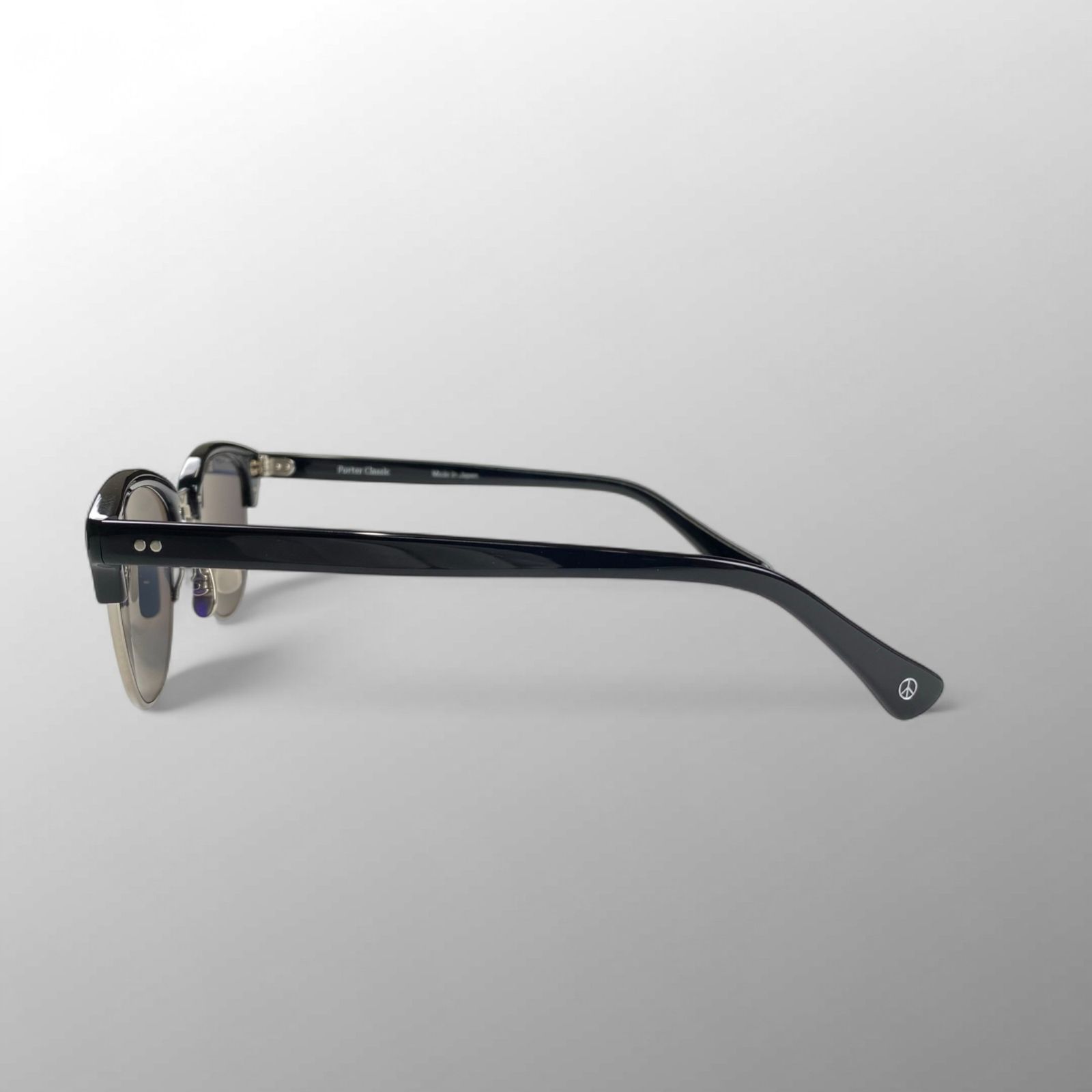 PORTER CLASSIC x 金子眼鏡 サングラス18K サーモント型 ポータークラシック】PORTER CLASSIC x 金子眼鏡、サングラスを共同