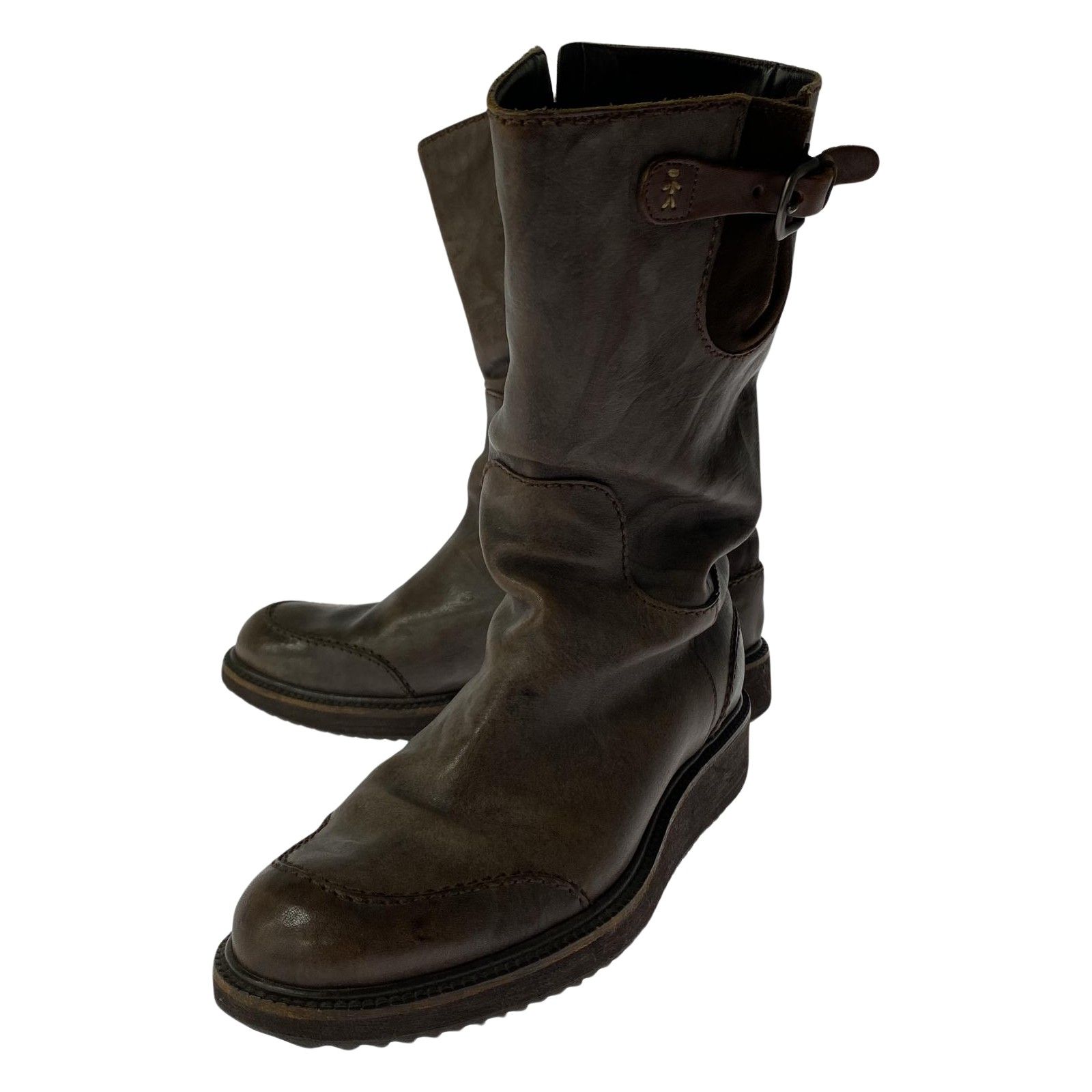 HENRY BEGUELIN エンリーベグリン エンジニアブーツ size36/ブラウン 