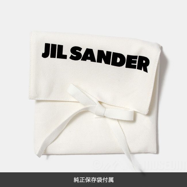 【新品未使用】 JIL SANDER ジルサンダー POCKET ZIP AROUND WALLET ポケットジップアラウンドウォレット 二つ折り財布 レザー J07UI0006P4841 【ACORN】