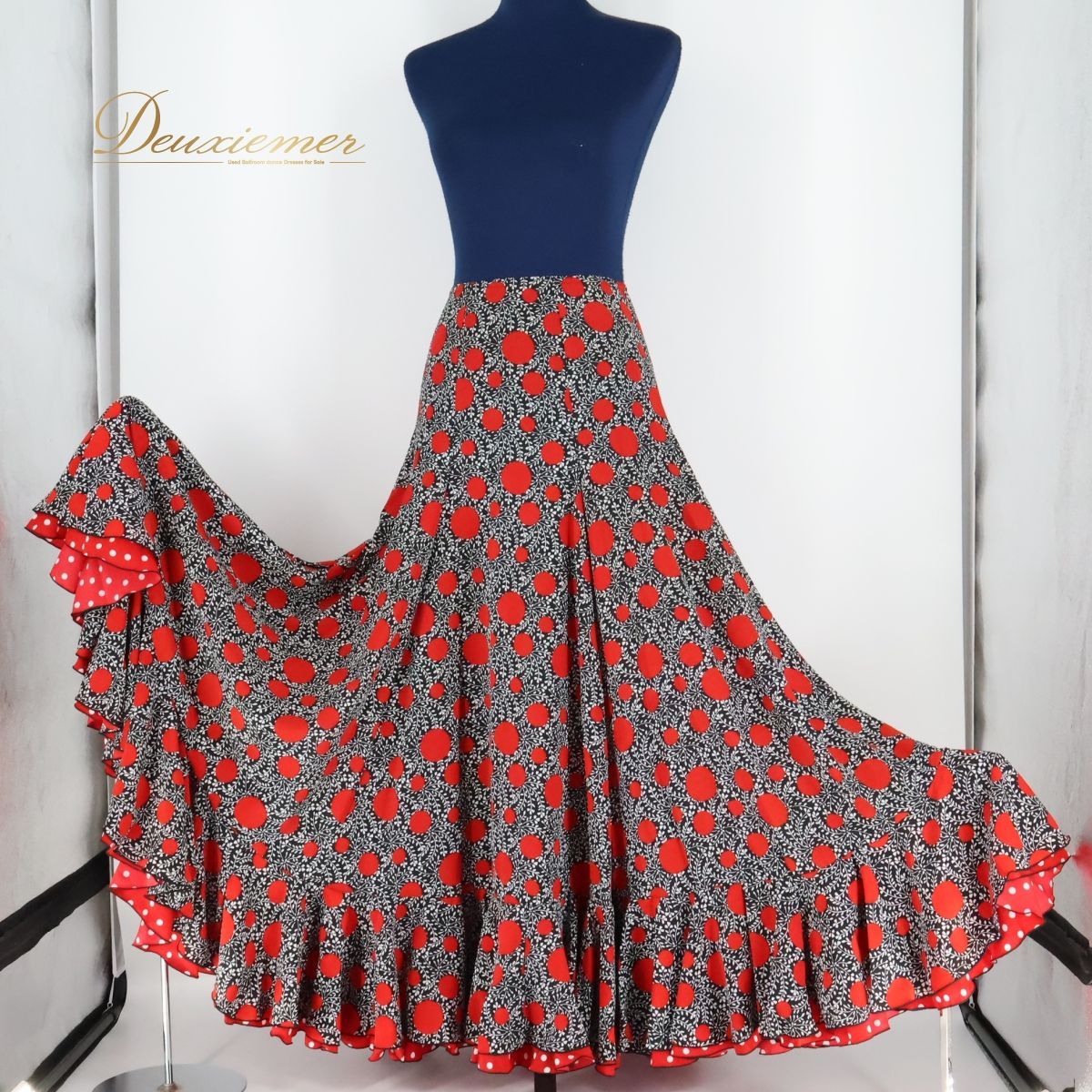 最新発見 美品 フラメンコ衣装】ブラック HERMOSA IBERIA エルモサ フラメンコ