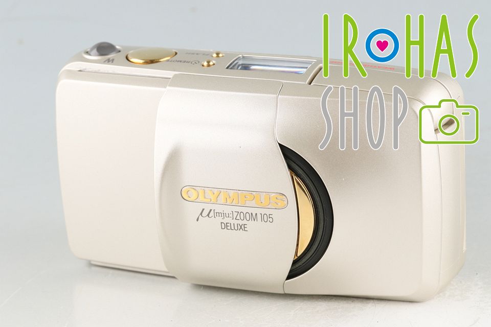 Olympus μ ZOOM 105 Deluxe 35mm Point & Shoot Film Camera With Box