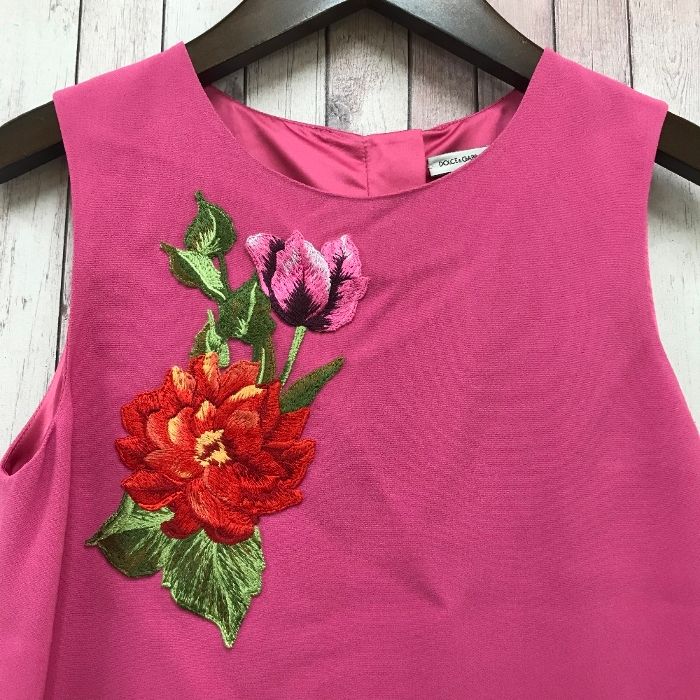 Dolce&Gabbana子供100cmドルガバキッズ￼ノースリーブワンピース