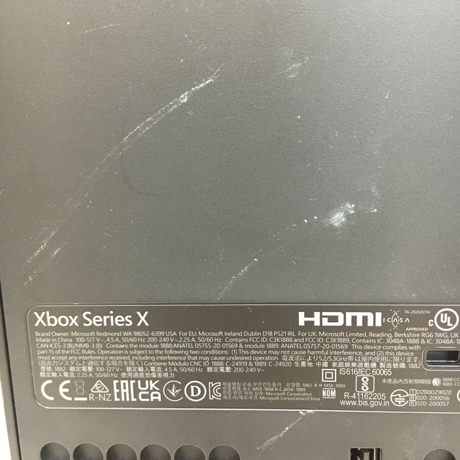  24-0-0828 Xbox SeriesＸ 本体のみ Microsoft 本体 XBOX SERIES X/S