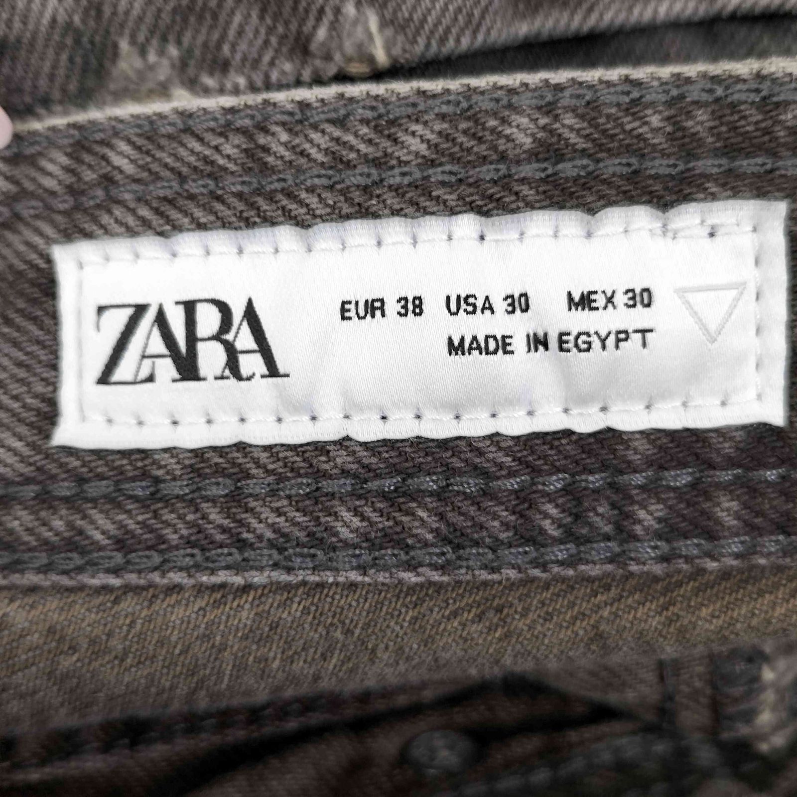 ザラ ZARA シームディテール バギー デニムパンツ メンズ US：30-31 