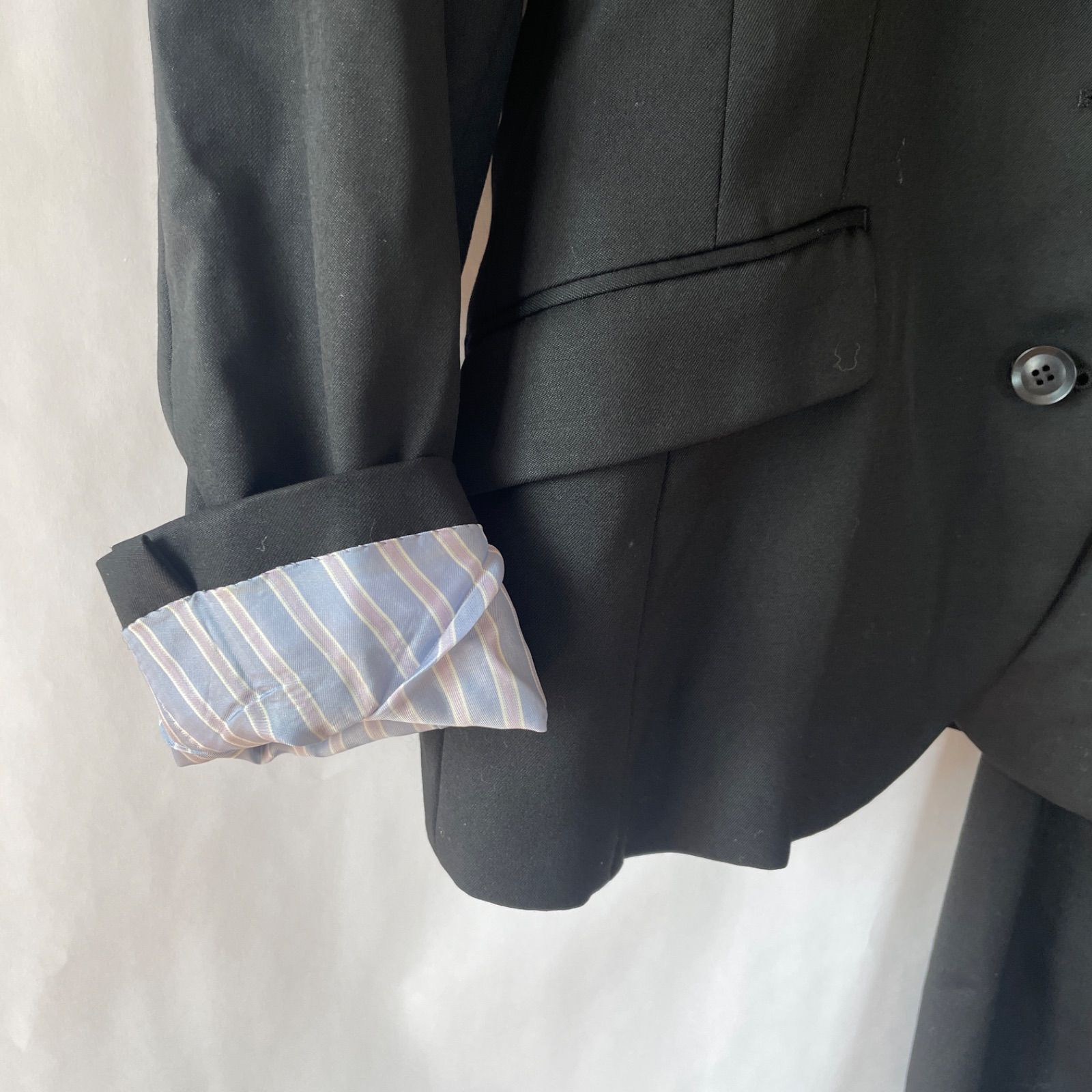 美品】アオキ LES MUES プレシャスブラック レディース スーツ