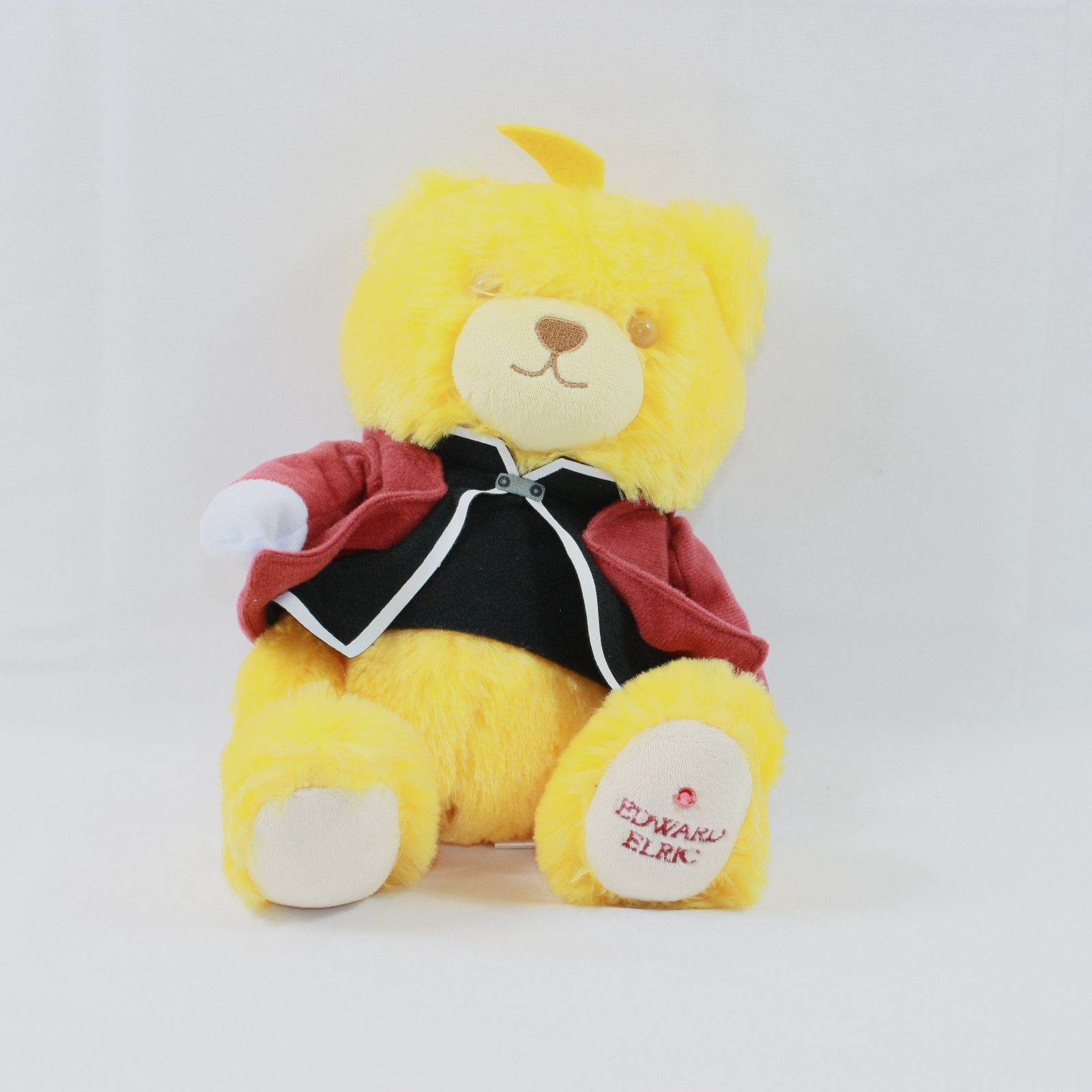 鋼の錬金術師展 テディベア エドワード・エルリックモデル ぬいぐるみ　ハガレン 鋼の錬金術師展 テディベア エドワード・エルリックモデル