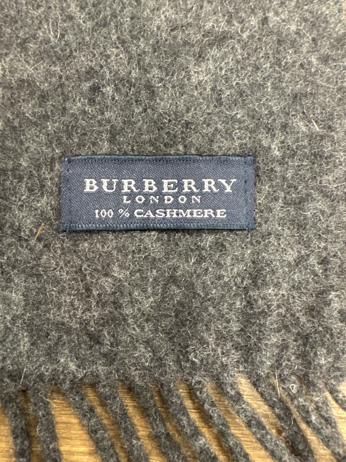 Burberry LONDON バーバリー カシミア100％ マフラー ストール