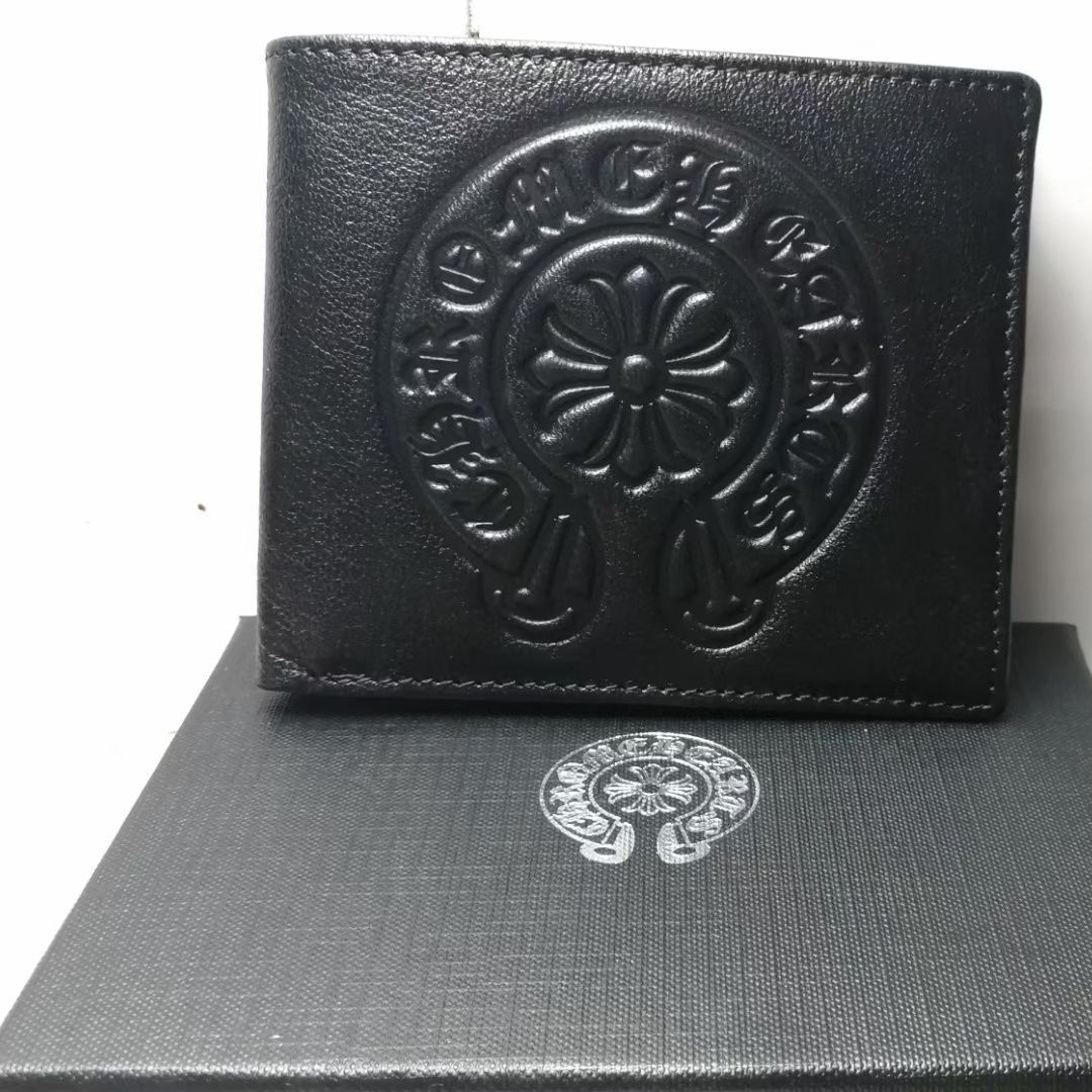 Chrome Hearts クロムハーツ メンズ 小銭入れ  革 折りたたみ財布  107