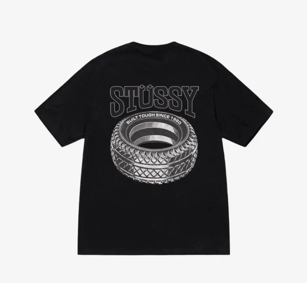 STUSSY ステューシー タフ 踏み板 Tシャツ 黒