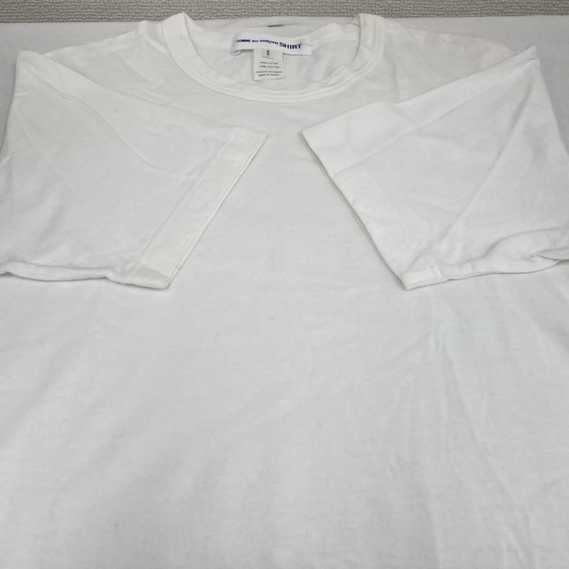 COMME des GARCONS SHIRT コムデギャルソンシャツ Tシャツ 半袖 レイヤード シャツ パッチワーク Tシャツ アシンメトリ― 変形 S23101