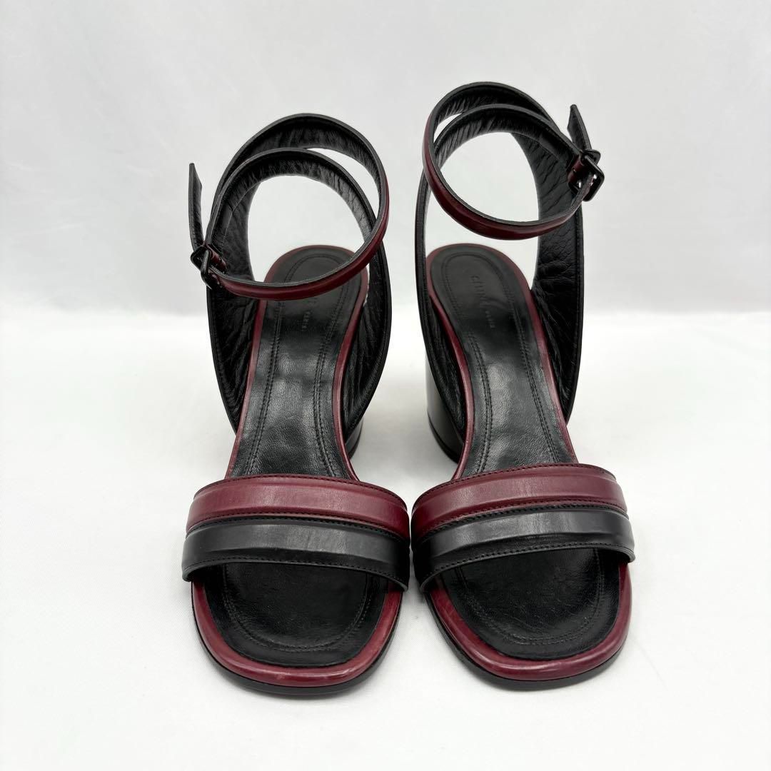 CELINE セリーヌ サンダル フィービー期 厚底 レザー ストラップ ハイブランド 36