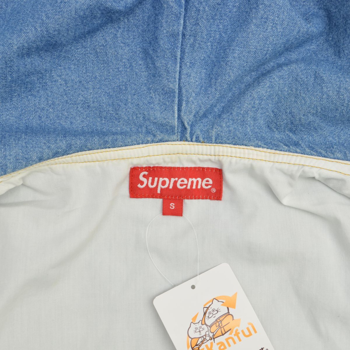 SUPREME】14SS Hooded Denim Parka フーデッドデニムパーカー