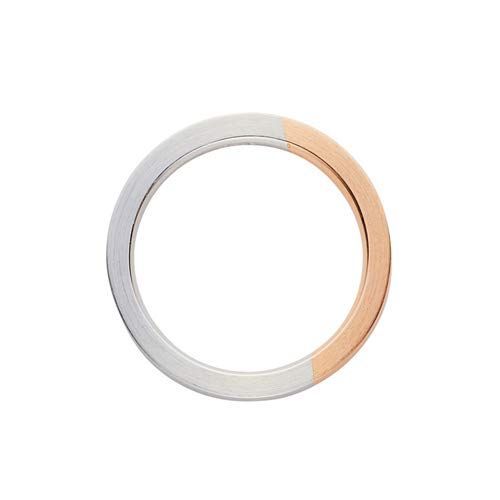 一流の品質 L.A.H バイカラー平打リングSV925 アクセサリー