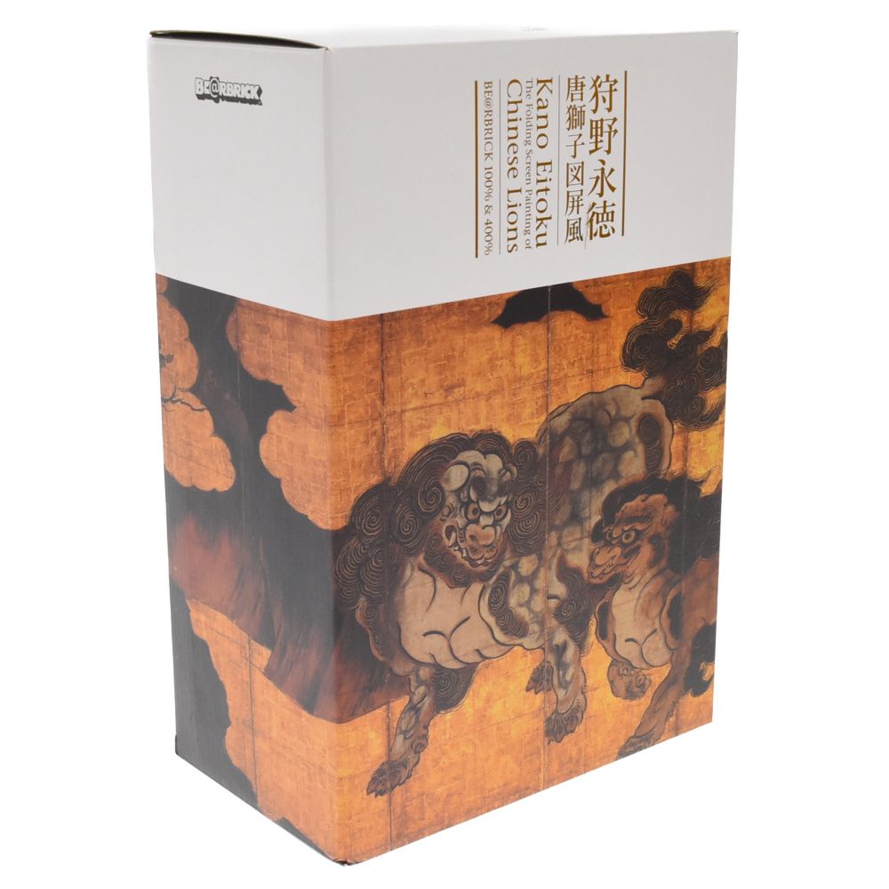 BE@RBRICK 狩野永徳 唐獅子図屏風 ベアブリック 100％ & 400