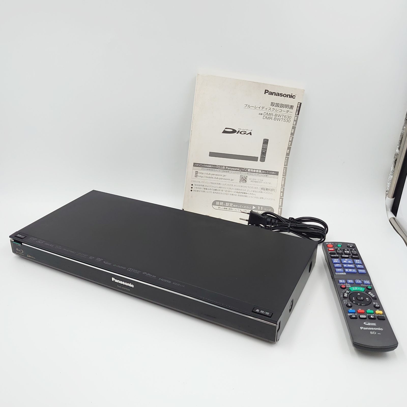 ＊【美品】Panasonic DIGAです。2チューナー/1TBです。 Panasonic - Panasonic DIGA ブルーレイレコーダー HDD 1TB 2