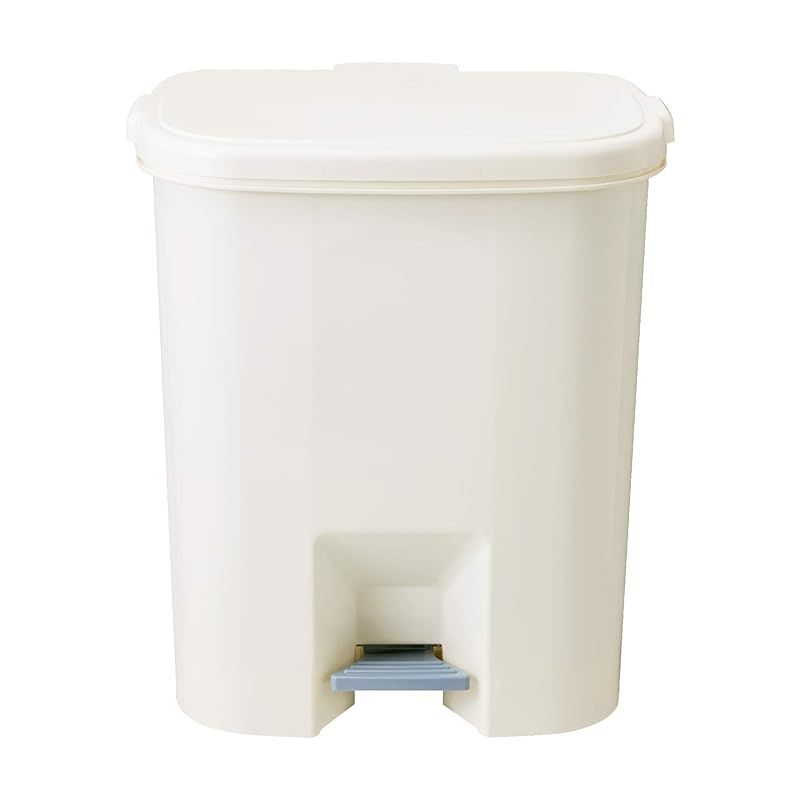 T-WORLD ティーワールド 国産 防臭おむつペール ペダル式 25.5L ホワイト T-0013 ホワイト 0