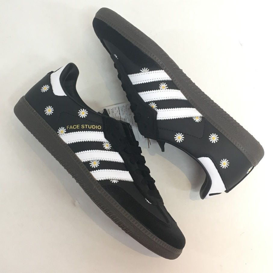 atmos × FACE × adidas SAMBA CORE BLACK アトモス × アディダス  