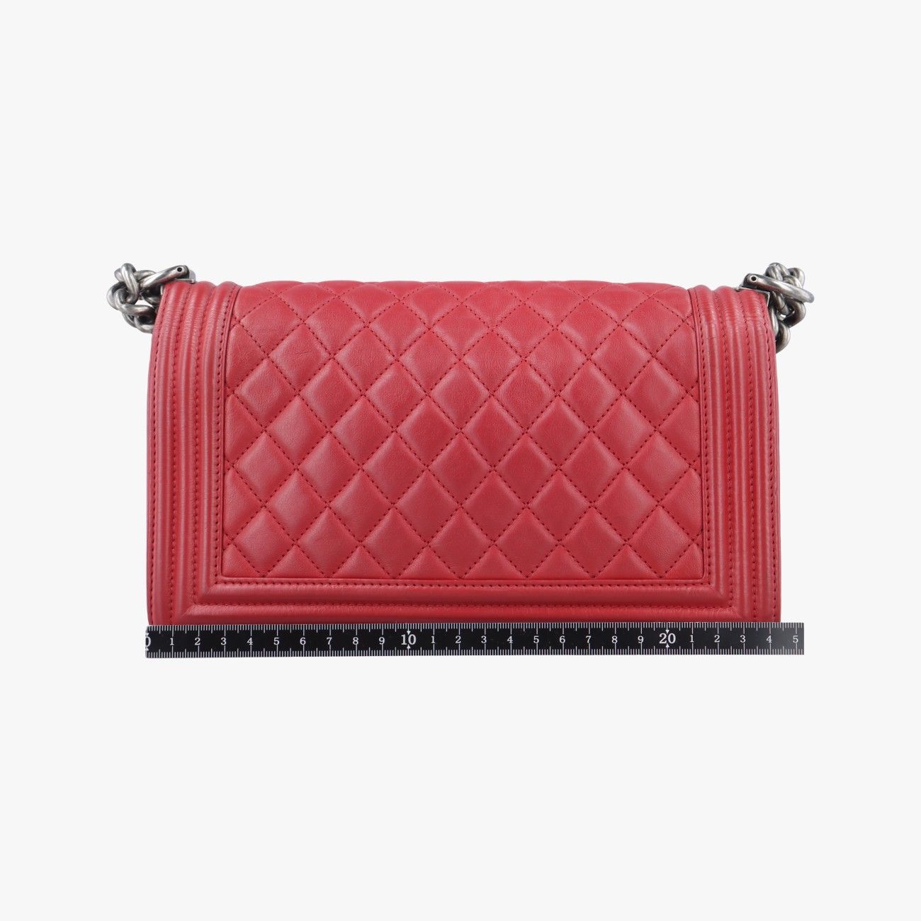 シャネルChanelボーイシャネルレッドラムスキンA6708617940235