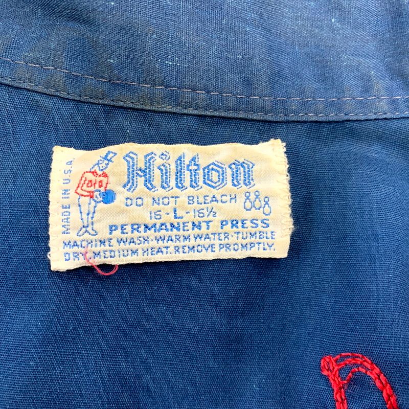 中古品】 HILTON ヒルトン BOWLING SHIRT ボーリングシャツ