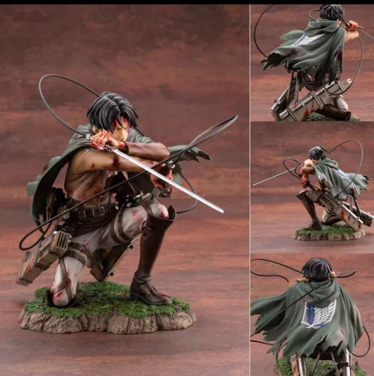 進撃の巨人 リヴァイ 戦闘シーン ドコモ コラボ 限定 進撃の巨人 リヴァイ戦闘シーン docomoコラボ限定フィギュア 進撃の