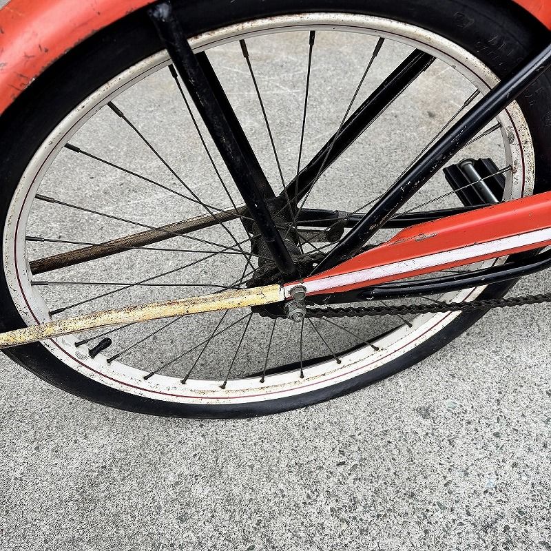 J.C.Higgins タイヤ前後パンク