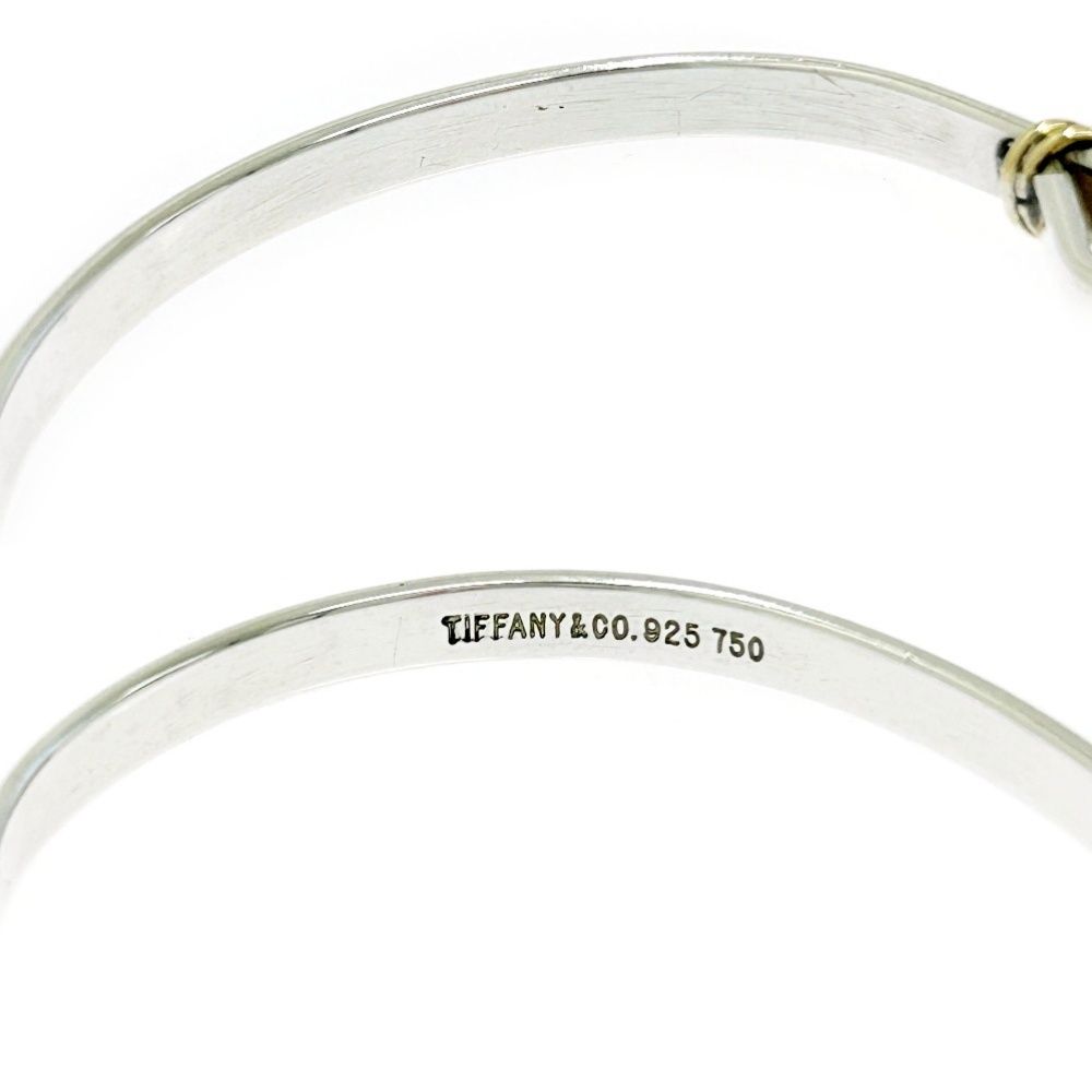 中古】TIFFANY&Co. ティファニー シルバー ゴールド フック&アイ