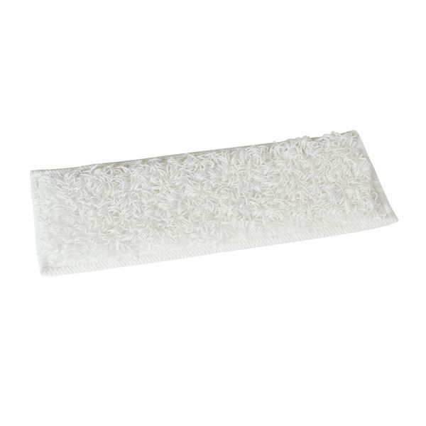 まとめ ワックスモップ 替糸|清掃用品 40cm ポリエステル 吸水ポリエステル 100％ 〔業務用 施設 店舗〕 ×3セット
