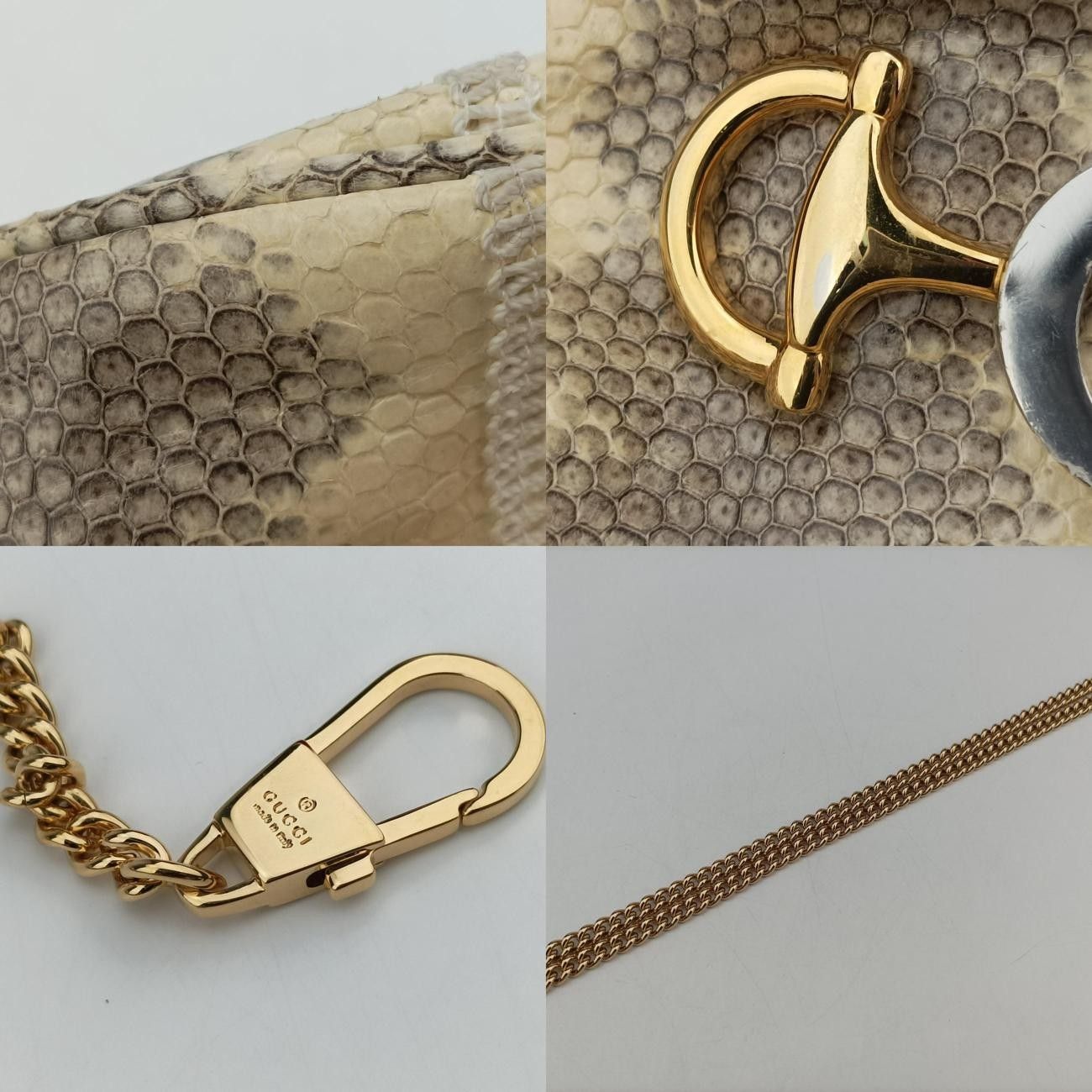 グッチGucciズゥミ ミニバケットマルチ ヘビ革576432 DECORATOM_COM_BR