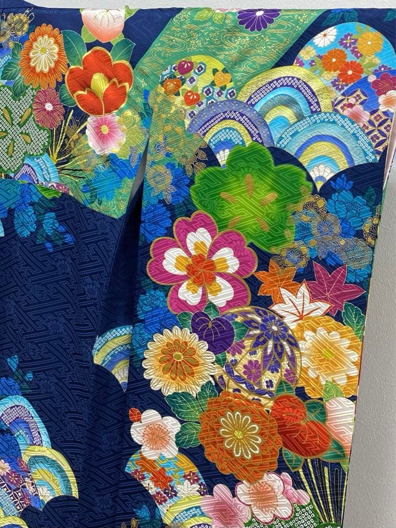振袖 豪華 金駒 金彩 紋意匠 身丈158cm