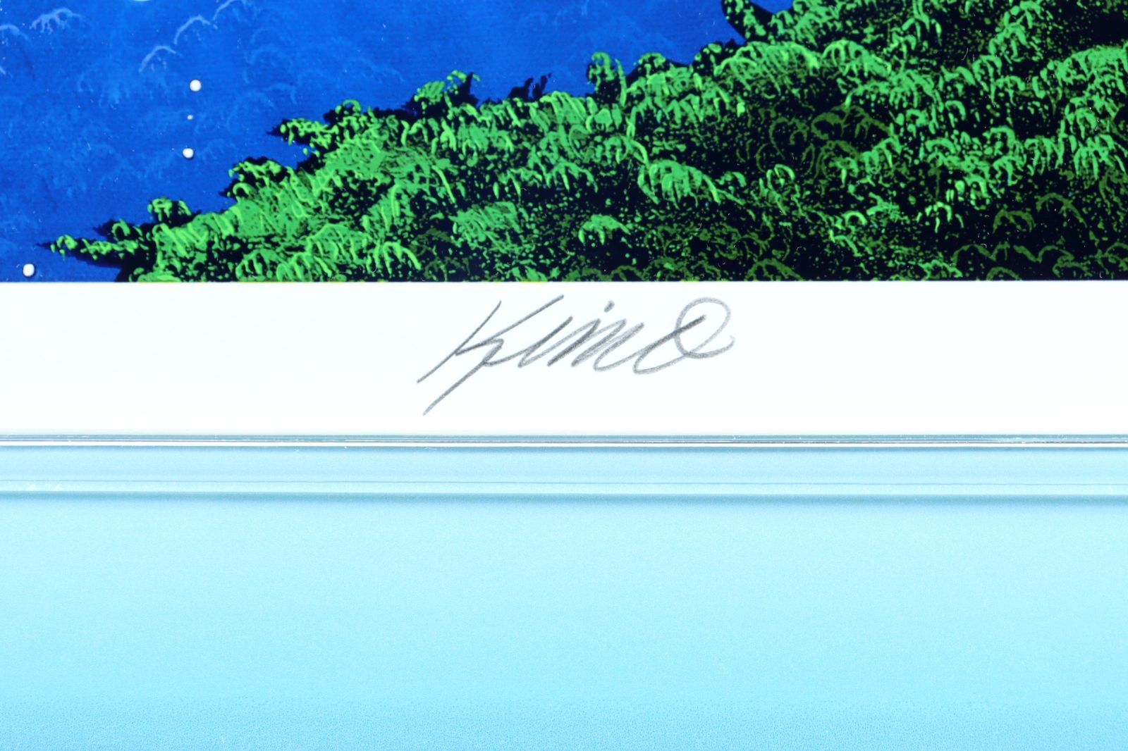 □キモ 【サーフィンの季節】 シルクスクリーン 直筆サイン