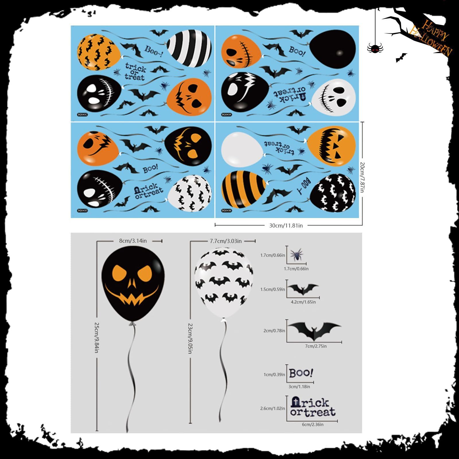 まもなく終了 halloween 42pcs 飾り シール 剥がせる ステッカー 装飾 ガラス インテリア 窓 DIY 静電 部屋 ウォールステッカー 店舗 CLUB ハロウィン デコレーション LEISURE HW076-2