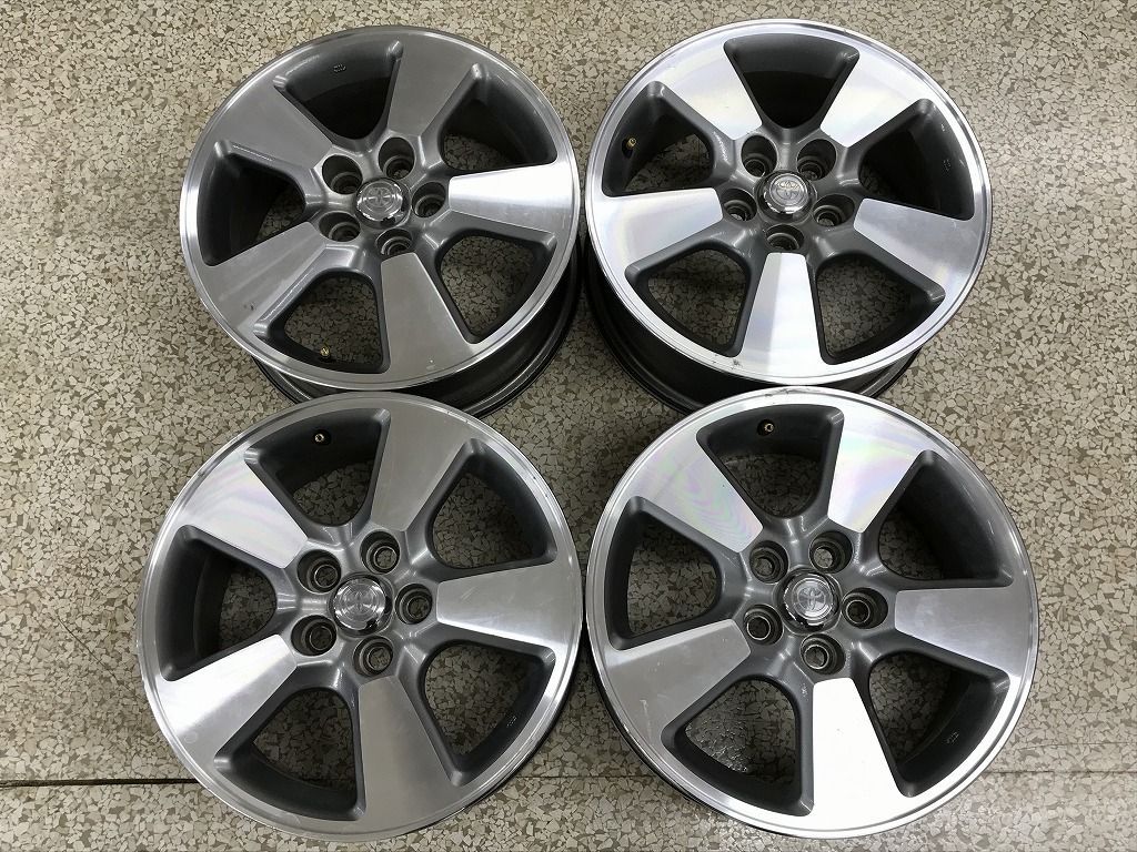 ◎傷少 トヨタ ZNE10G ウィッシュ 純正 15inc 6J 45 100|5H 4本 個人宅OK 検 プリウス プレミオ アリオン カローラ ツーリング