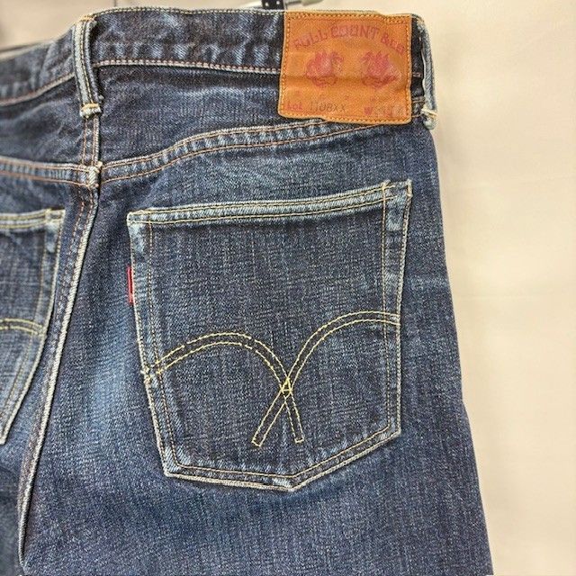 ballsy brothers ダメージオーバールーズデニムパンツ 完売品 BALLSY.BROTHERS（ボールジーブラザーズ）の「Damaged overdyed