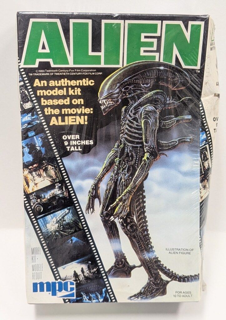 mpc ALIEN プラモデル完成品 MPC AN AUTHENTIC MODEL KIT ALIEN (84年版) 9インチ - メルカリ