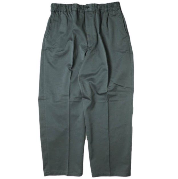 新品 FARAH ファーラー 24AW Easy Wide Tapered Pants イージーワイドテーパードパンツ FR0403-M4002 M GREY コットンツイル ボトムス g19033