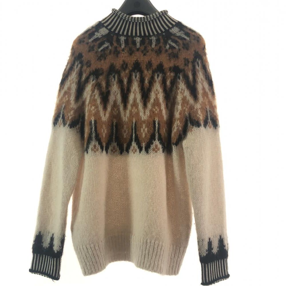 COACH モヘアノルディック柄ニット サイズM コーチ 17