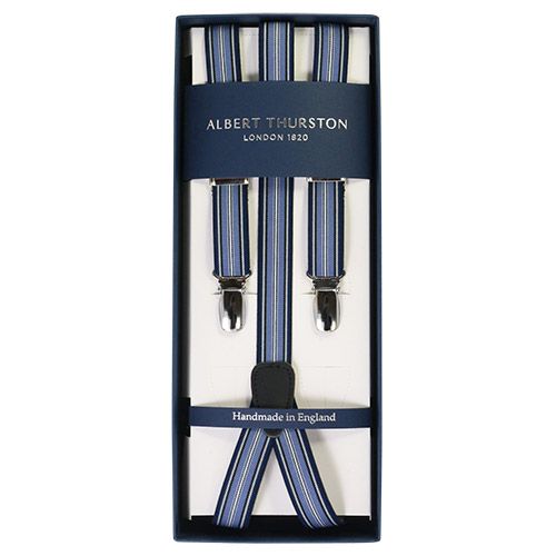 ALBERT THURSTON アルバートサーストン サスペンダー ELASTIC ブルー