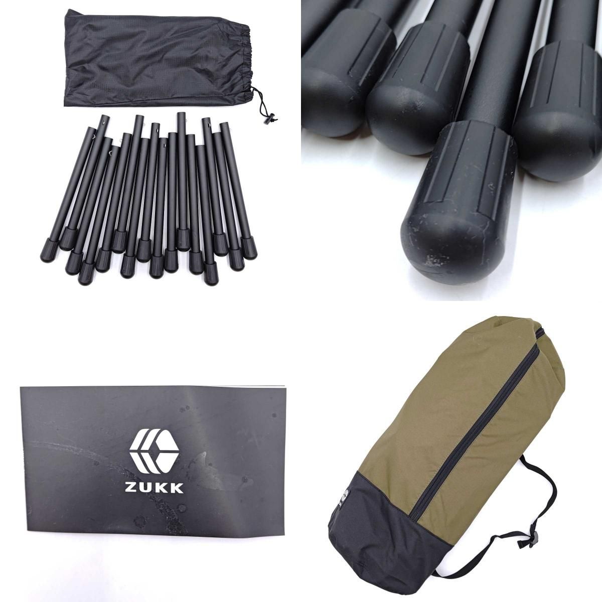 ZUKK ズック コット 2WAY 耐荷重200kg キャンプ ベッド 高耐久